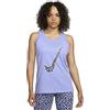 Nike Dri-Fit-Canotta da Allenamento da Donna Canottiera, Light Thistle, S