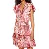 GUESS Abito donna vestito estivo in cotone rosa con fiori M