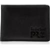 Timberland PRO Portafoglio in Pelle RFID con Porta Carte Rimovibile, Nero/Brandy, Taglia Unica Uomo