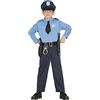 Guirca Costume da poliziotto muscoloso bambino - 5-6 anni (110-115 cm)