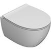 Ceramica Globo - 4All Sospeso Wc + coprivaso soft 48X37 [bianco opaco]