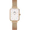 Daniel Wellington Quadro Orologi 20x26mm Double Plated Stainless Steel (316L) And Crystals Rose Gold