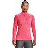 Under Armour Maglietta Fitness da Donna e Canotta Tech a 1/2 Zip, Blu Glacier-Bianco-Argento Metallizzato, M