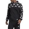 adidas M FL GFX Hoodie Felpa con Cappuccio, Nero, L Uomo