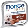 *Monge Monge Dog Fresh Manzo 100Gr Manzo Pate E Bocconcini Vaschetta