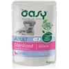 *Oasy Oasy Cat Um 85Gr Bs Sterilized Salmon Bocconcini