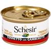 *Schesir Schesir Cat Tonnetto Gamberetti 85Gr - In Gelatina Fascia Nera 7138 Minsan 971080231