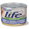 *Life Pet Care Life Cat Le Ricette Tonno con Cernia e Gamberetti