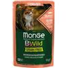 *Monge Monge Cat Bwild Sterilizzato Salmone/Gamberetti/Ortaggi 85Gr Buste