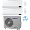 Samsung Climatizzatore Condizionatore Samsung CEBU R32 Wifi Dual Split Inverter 9000 + 12000 BTU con U.E. AJ052TXJ3KG/EU NOVITÁ Classe A+++/A++