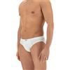 CAGI 3 Slip Mini Uomo 1244 in Puro Cotone (7, Bianco)