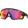 Oakley Jawbreaker Oo9290 Occhiali da Sole, Nero (Negro Mate/Rojo), Taglia Unica Uomo