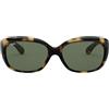 Ray-Ban 4101, Occhiali da Sole Donna, Marrone (Tortoise/Green Classic), 58