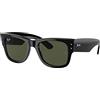 Ray-Ban 0RB0840S Occhiali, Black/Green, 51 Unisex-Adulto