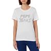 Pepe Jeans Bria, T-Shirt Donna, Bianco (White),M