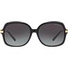 Michael Kors 2024 Occhiali, Nero (Black/Lightgreygradient), 57 Unisex-Adulto