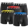 CR7 Cotton Trunks Five Pack Bermuda, Black/Grey/White, M Uomo