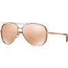 Michael Kors - Michael Kors Chelsea MK5004, Occhiali da sole Donna, Rosa (roségold/taupe-roségold 1017R1), Large (Taglia Produttore: 59)