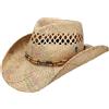 Stetson Cappello di Paglia Arango Western Donna - da Sole Cowboy Estate/Inverno - S (54-55 cm) Natura