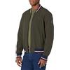 Tommy Hilfiger Lightweight Varsity Rib Knit Bomber Jacket Giacca, Olive Soft Shell, XXL Uomo