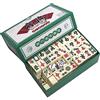 NEWFUN Mini mahjong portatile tradizionale cinese con 144 pezzi mahjong,Giochi Majhong, adatto per giochi di famiglia riunioni amici giochi di partito per adulti per passare il tempo noioso