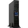 VulTech GS-1KVAS-RK Gruppo di continuità UPS online Serie SERVER RACK 1000VA 1000Watt, Display LCD orientabile, Onda sinusoidale, 8 Prese IEC C13 + EPO + USB, per sistemi rack server, switch, storage