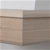 Coppari Cappa cucina classica STOCK 60 legno Toulipie' grezzo cono bianco - Aggiungi motore