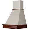 Coppari Cappa cucina classica STOCK 60 ciliegio scuro cono panna - motore 218 mc/h