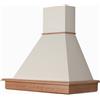 Coppari Cappa cucina classica STOCK 90 frassino naturale cono panna - aggiungere motore