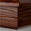 Coppari Cappa cucina classica STOCK 90 frassino scuro cono panna - aggiungere motore