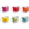 Excelsa Set 6 tazzine PEANUTS ml 100 assortite