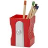 Balvi Cestino carta + porta matite Sharpener temperino rosso plastica