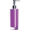 Excelsa Dispenser sapone bagno plastica Lilla trasparente 46907