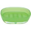 Excelsa Portasapone bagno plastica verde trasparente 46942