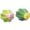Excelsa cactus set sale pepe cermaica verde 2 pezzi cod. 62734