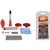 Rhutten KIT RIPARA VETRO +TORCIA UV parabrezza auto resina riparazione vetri