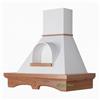 Coppari Cappa cucina AGNY 90 frassino grezzo cono bianco nicchia mot. HC70