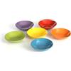 Excelsa set 6 Piatto Fondo multicolor Ceramica 20,5x20,5x1 cm