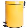 Excelsa Pattumiera bagno e cucina 5 Lt 23x22 H.29 con pedale colore Giallo
