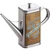 Excelsa Oliera rettangolare acciaio inox con coperchio da 0,5 lt