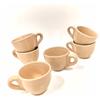 Excelsa Tazzina tazza Caffe' Trendy colore crema ceramica, 6 unita'