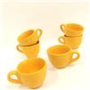 Excelsa Tazzina tazza Caffe' Trendy colore Giallo ceramica, 6 unita'