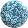 Excelsa Piatto frutta MANDALA porcellana decorata Ø 20,5 cm 1 pezzo