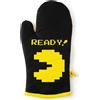 Excelsa Guanto forno Pac-man nero giallo trapuntato cotone cod.65321
