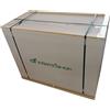 Coppari - Cappa legno AGNY 90 tiglio noce scuro cono nicchia panna Faber 300 mc