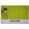 Excelsa Peanuts - Zerbino Snoopy In Cocco Verde 40x60 cm cod.50448