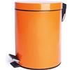Excelsa Pattumiera bagno e cucina 5 Lt 23x22 H.29 con pedale colore Arancio