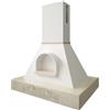 Coppari Cappa soffitto isola 90x70, frassino corda cono bianco, motore B70