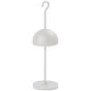 Marino Cristal Lampada da tavolo Ioda bianco LED ricaricabile per interni e esterni