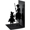Balvi Don Quijote fermalibri in metallo nero